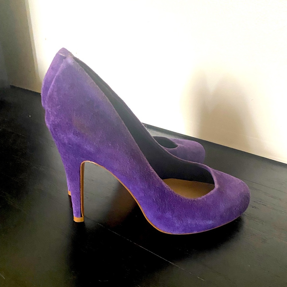 Steve Madden Royal Purple Velvet Pumps